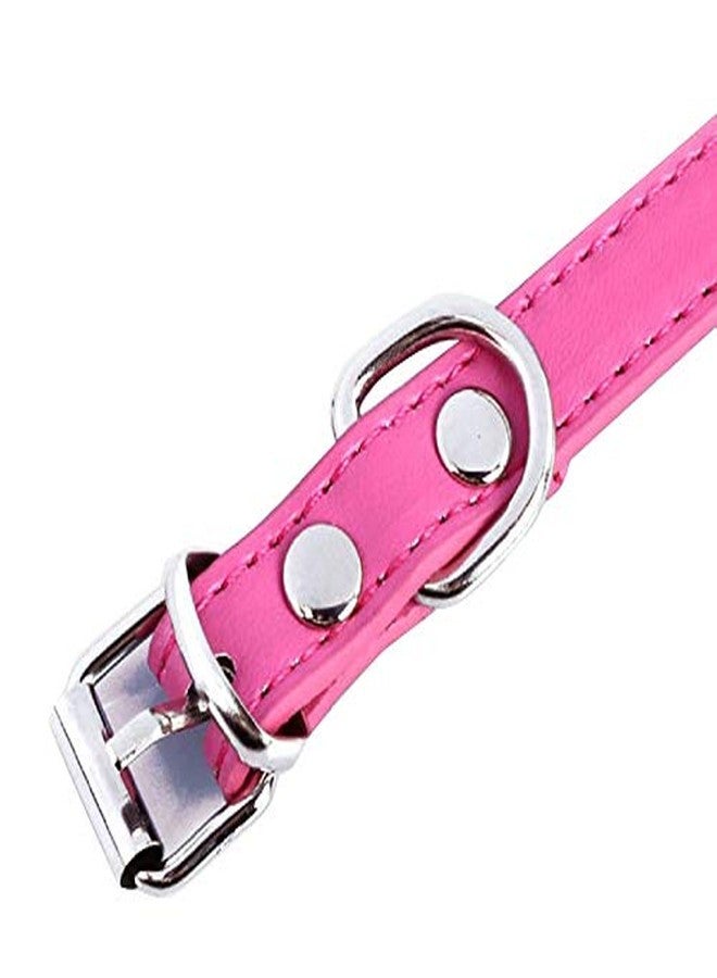 Nema NM Nema Knit Bowknot Adjustable Leather Pet Collars Necklace - Pink - Image 4